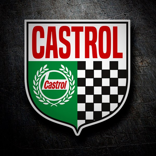 Aufkleber: Castrol-Schild