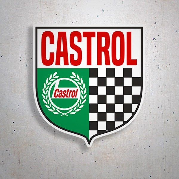 Aufkleber: Castrol-Schild