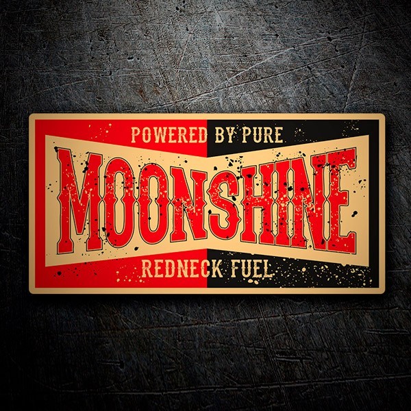 Aufkleber: Moonshine Redneck Fuel Aufkleber