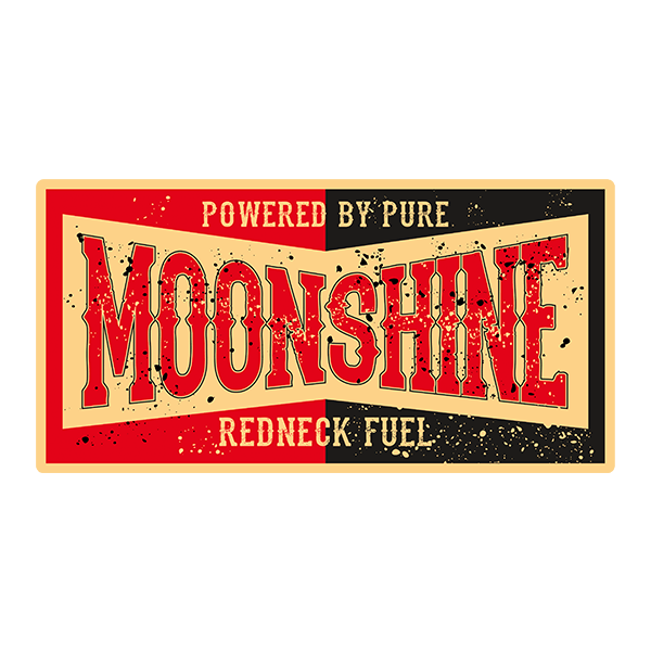 Aufkleber: Moonshine Redneck Fuel Aufkleber