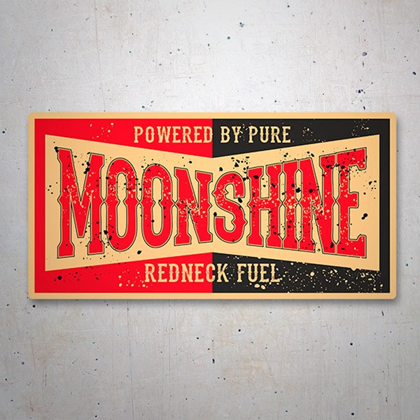 Moonshine Redneck Fuel Aufkleber 2/2