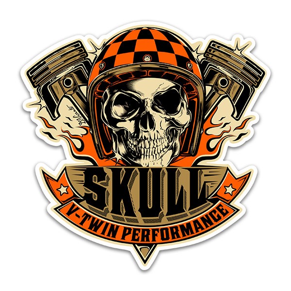 Aufkleber: Skull Motor