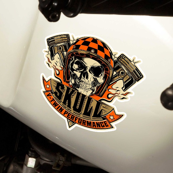 Aufkleber: Skull Motor