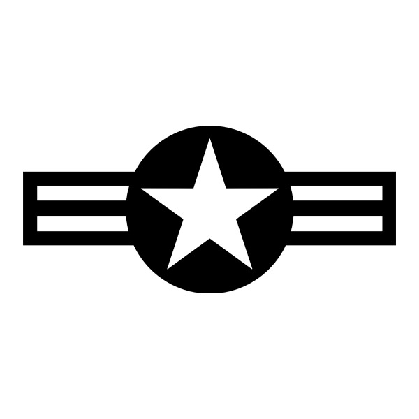 Aufkleber: Horizontaler Stern