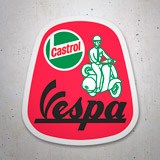 Aufkleber: Vespa Castrol II 3