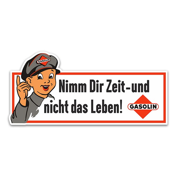 Aufkleber: Gasolin