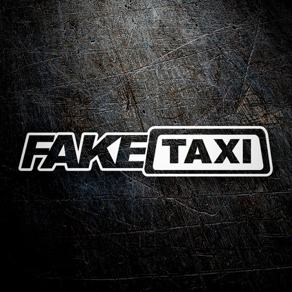 Aufkleber: Fake Taxi