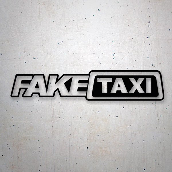 Aufkleber: Fake Taxi