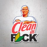Aufkleber: Mr Clean 3