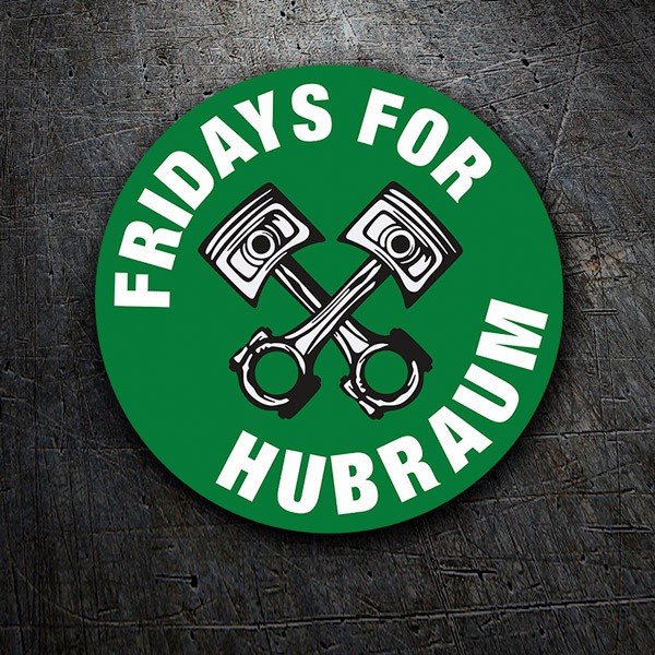 Aufkleber: Fridays for Hubraum