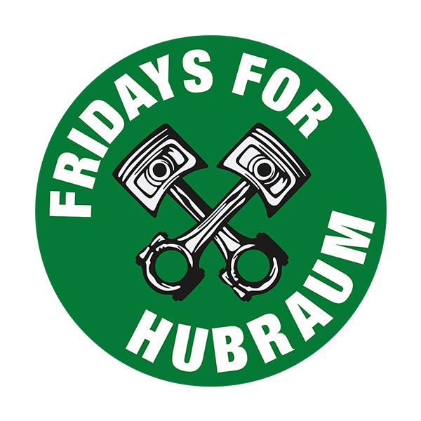 Aufkleber: Fridays for Hubraum