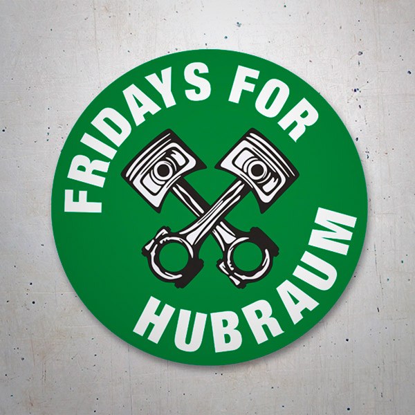 Aufkleber: Fridays for Hubraum