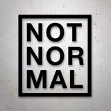 Aufkleber: Not Normal 2