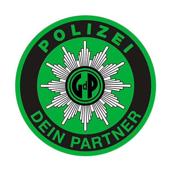 Aufkleber: Polizei dein Partner