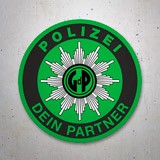 Aufkleber: Polizei dein Partner 3