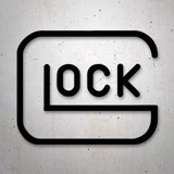 Aufkleber: G-Lock Weapons Marke 2