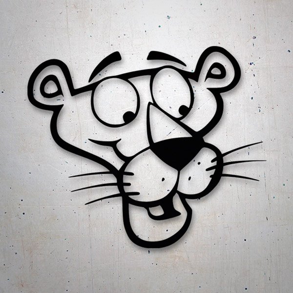 Aufkleber: Rosarote Panther II