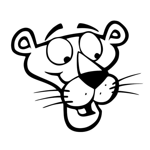 Aufkleber: Rosarote Panther II