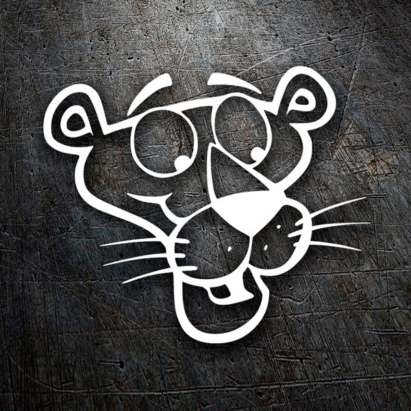 Aufkleber: Rosarote Panther II