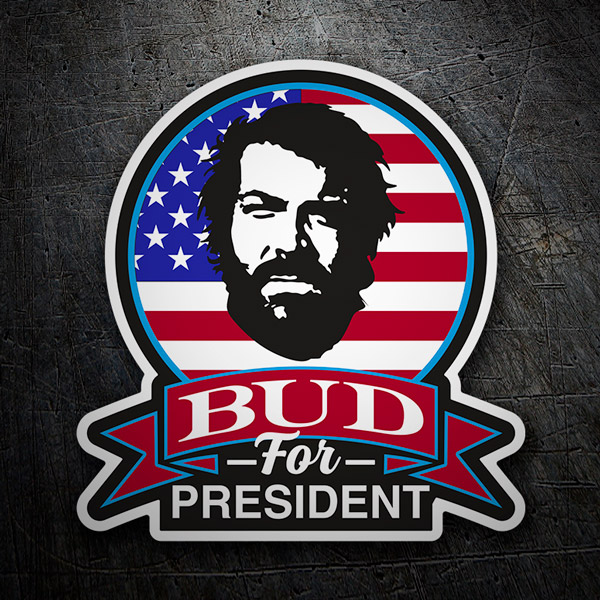 Aufkleber: Bud for President 1