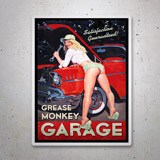 Aufkleber: Grease Monkey Garage 3