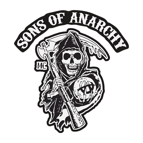 Aufkleber: Sons Of Anarchy MC Logo