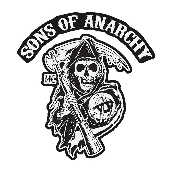 Aufkleber: Sons Of Anarchy MC Logo