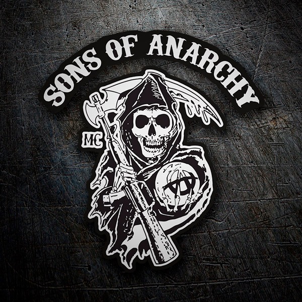 Aufkleber: Sons Of Anarchy MC Logo