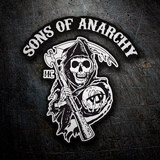 Aufkleber: Sons Of Anarchy MC Logo 3