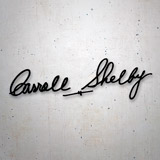 Aufkleber: Carroll Shelby Unterschrift 2