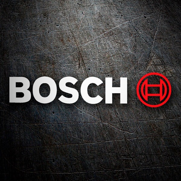 Aufkleber: Logo Bosch in Gro&szlig;buchstaben