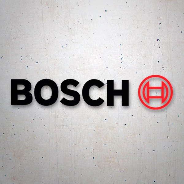 Aufkleber: Logo Bosch in Gro&szlig;buchstaben