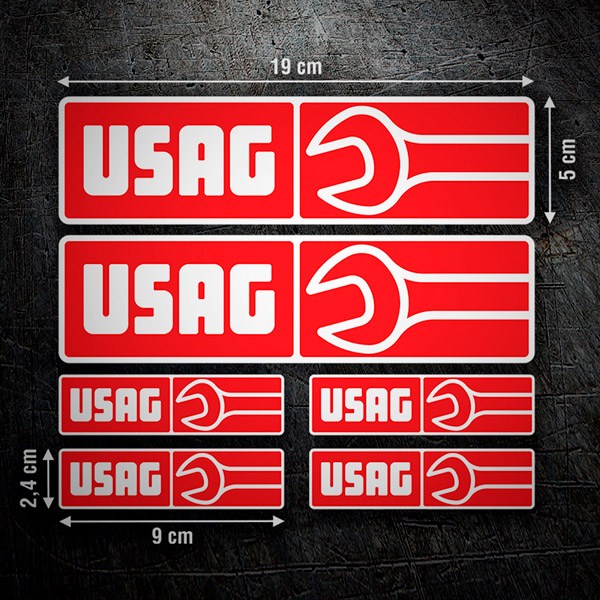 USAG Aufkleber-Set 0