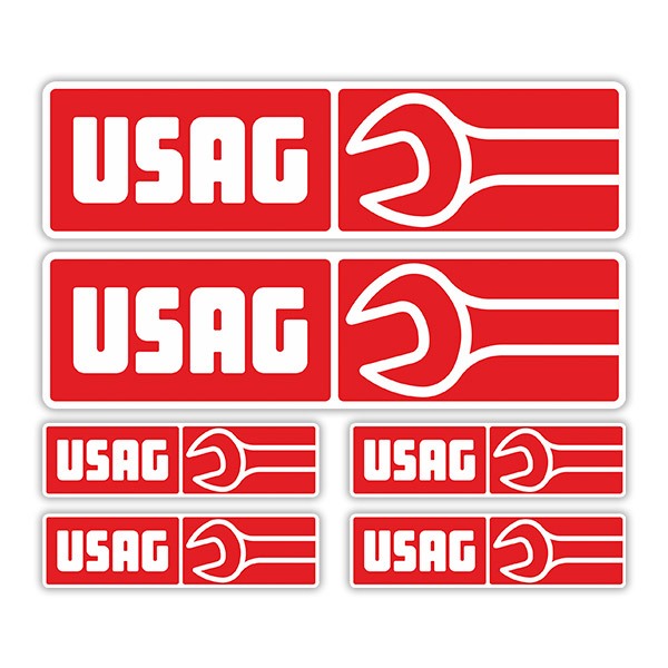 Aufkleber: Set 6X Usag