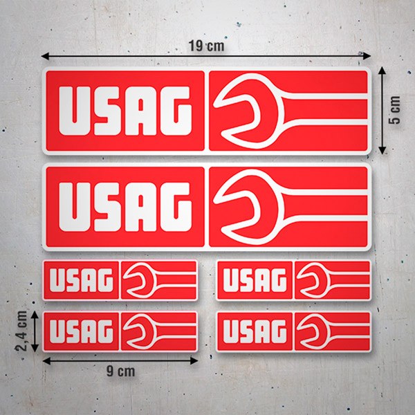 USAG Aufkleber-Set 2