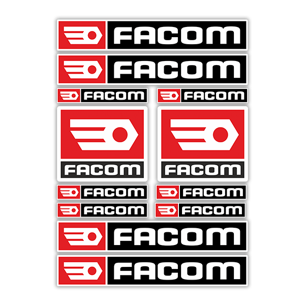 Aufkleber: FACOM Aufkleber-Set