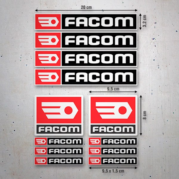 FACOM Aufkleber-Set 2/2