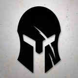 Aufkleber: Spartaner-Helm 2
