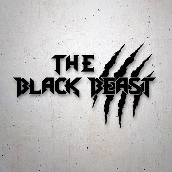 Aufkleber: The Black Beast