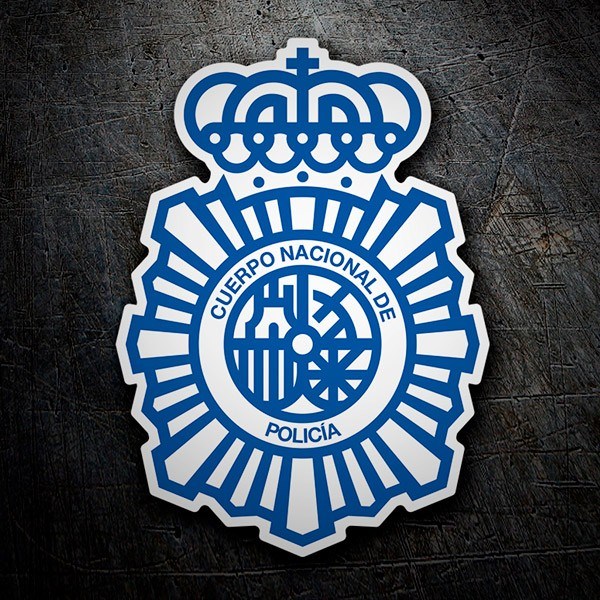 Aufkleber: Nationale Polizeikräfte