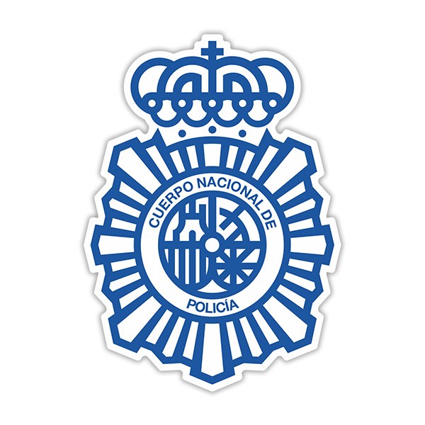 Aufkleber: Nationale Polizeikräfte