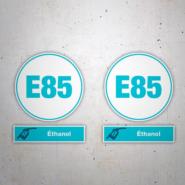 Wohnmobil aufkleber: Set 2X E85 Ethanol