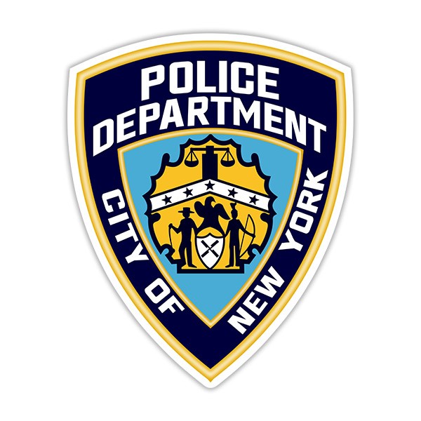 Aufkleber: Police Department New York