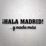 Aufkleber: Hala Madrid, Hymne 2