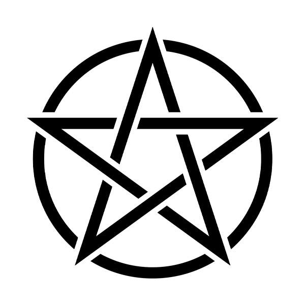 Aufkleber: Stern des Satans