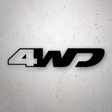 Aufkleber: 4WD II 2