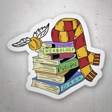 Aufkleber: Hogwarts-Bücher 3