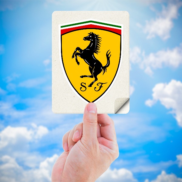 Aufkleber: Ferrari-Logo