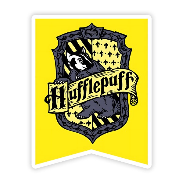 Aufkleber: Hufflepuff