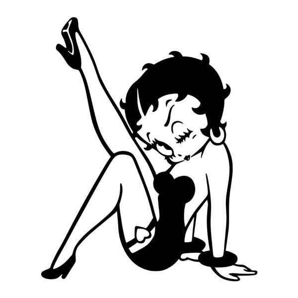 Aufkleber: Betty Boop